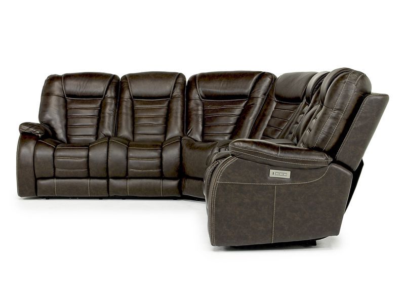 Mor furniture deals leather sectional