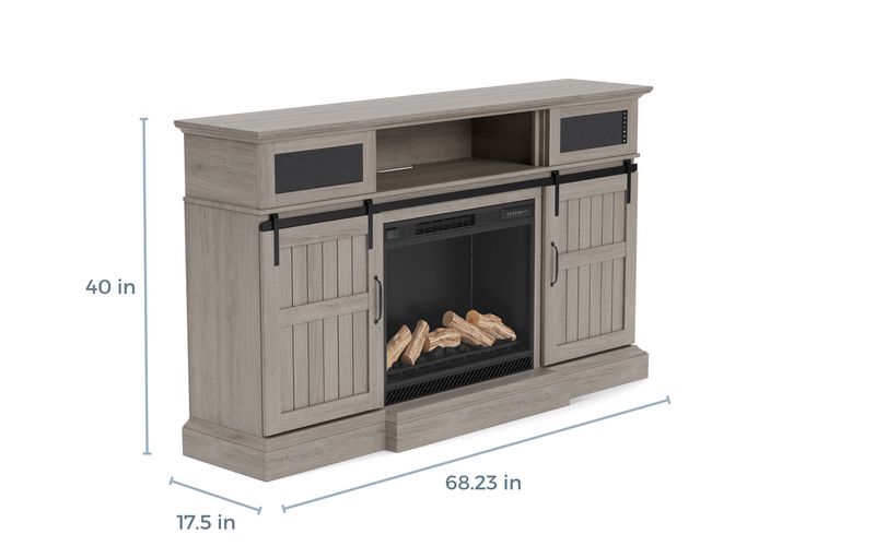 Manning Fireplace Console, 
