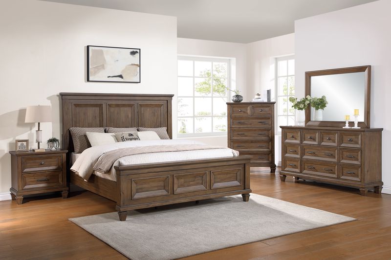 Mariana Panel Bed & Dresser & , Styled Mariana Panel Bed & Dresser & , Styled