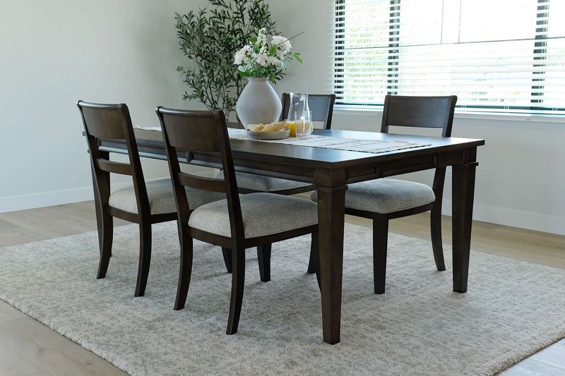 Mariana Dining Table & 4 Chair, Styled Mariana Dining Table & 4 Chair, Styled