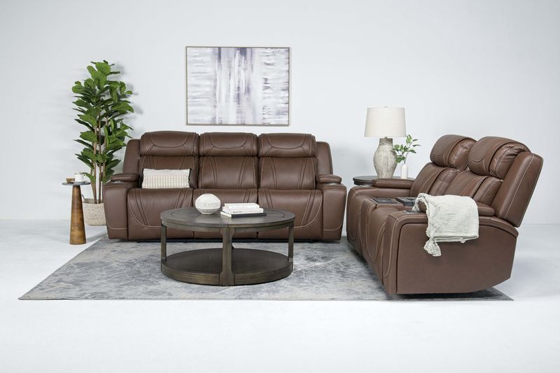 Max 2 Power Console Loveseat, Styled
