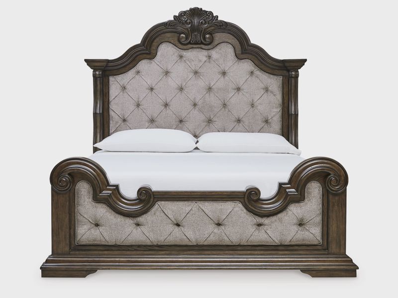 Maylee Upholstered Panel Bed, Front Maylee Upholstered Panel Bed, Front