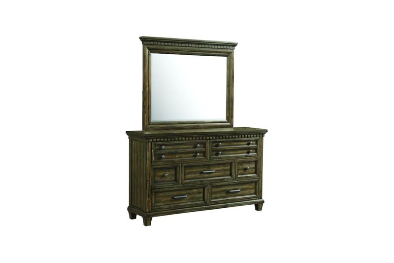 Mccabe Dresser & Mirror, Angled