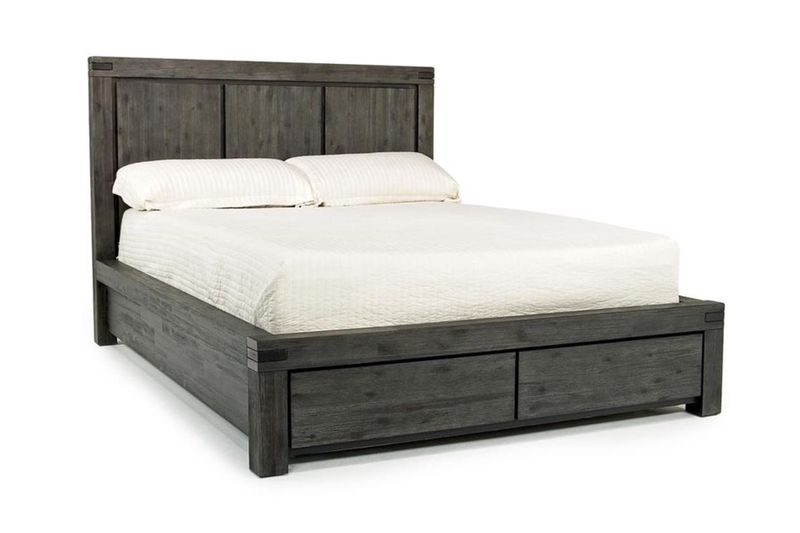 Meadow Panel Bed & Dresser & M, AngledAngle