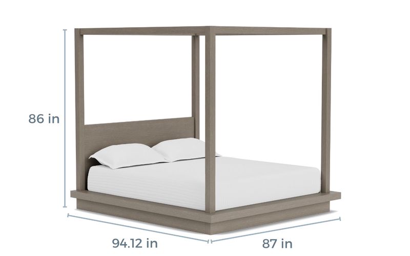 Melbourne Canopy Bed & Dresser, 