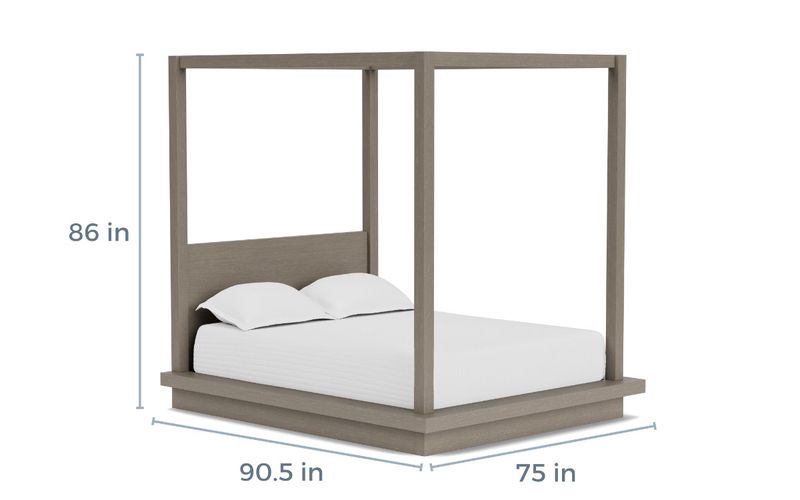 Melbourne Canopy Bed & Dresser, 