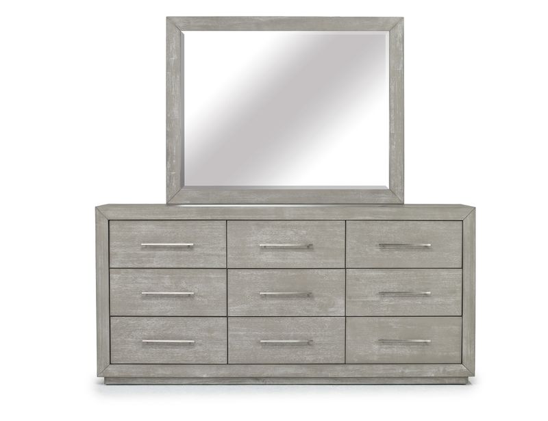 Melbourne Panel Bed & Dresser , Front