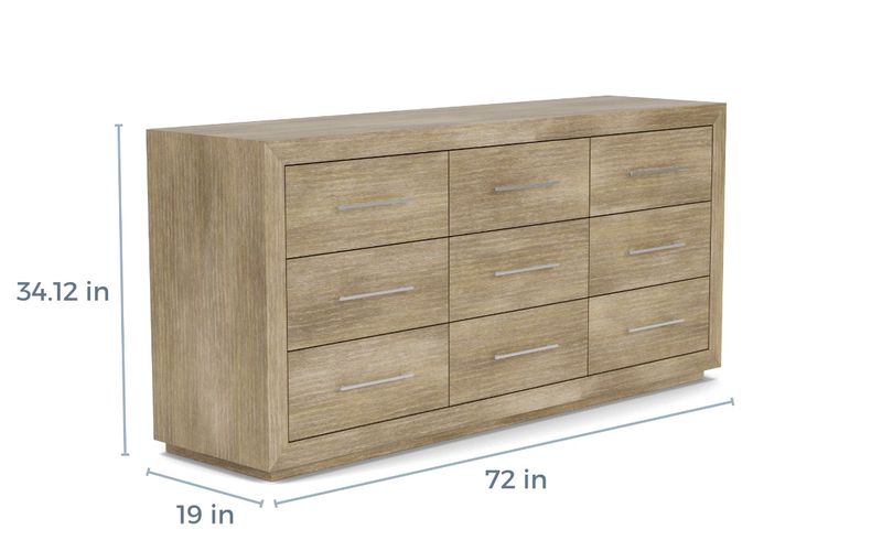 Melbourne Panel Bed & Dresser , 