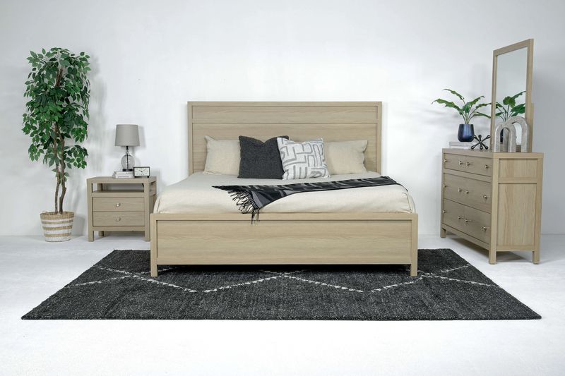 Merrifield Panel Bed, Styled