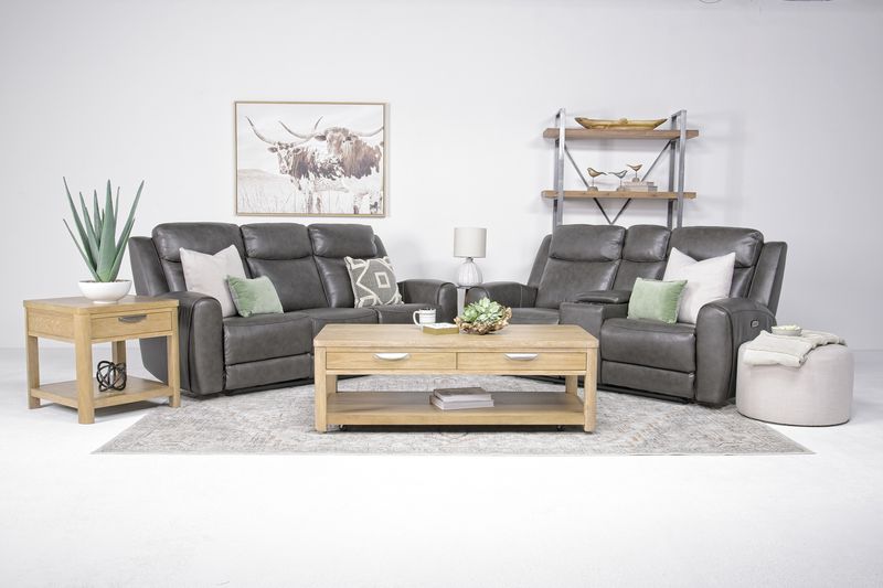 Mia 2 Power Sofa, Styled