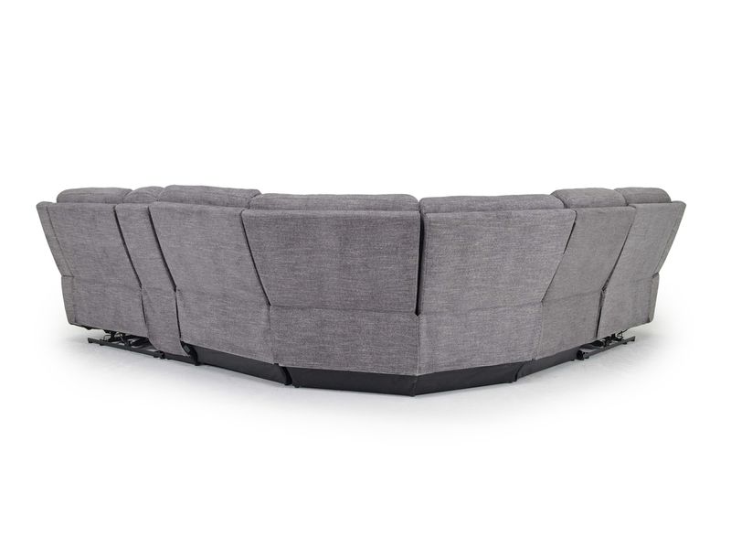 Mia 6 Piece 2 Power Sectional, Back