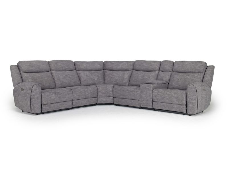Mia 6 Piece 2 Power Sectional, Angle