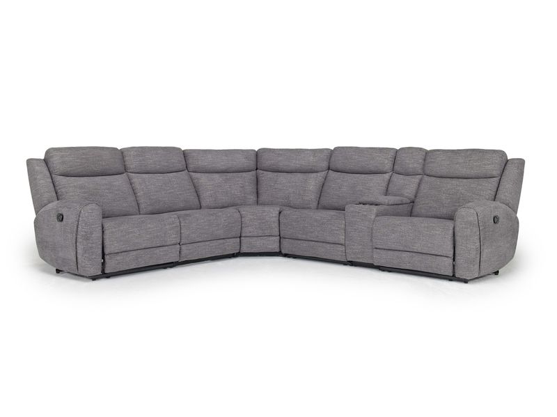 Mia 6 Piece Reclining Sectiona, Front