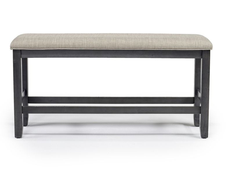 Miami Counter Height Bench in Gray