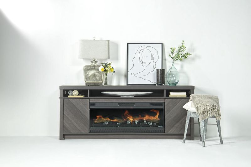 Mor furniture fireplace tv hot sale stand