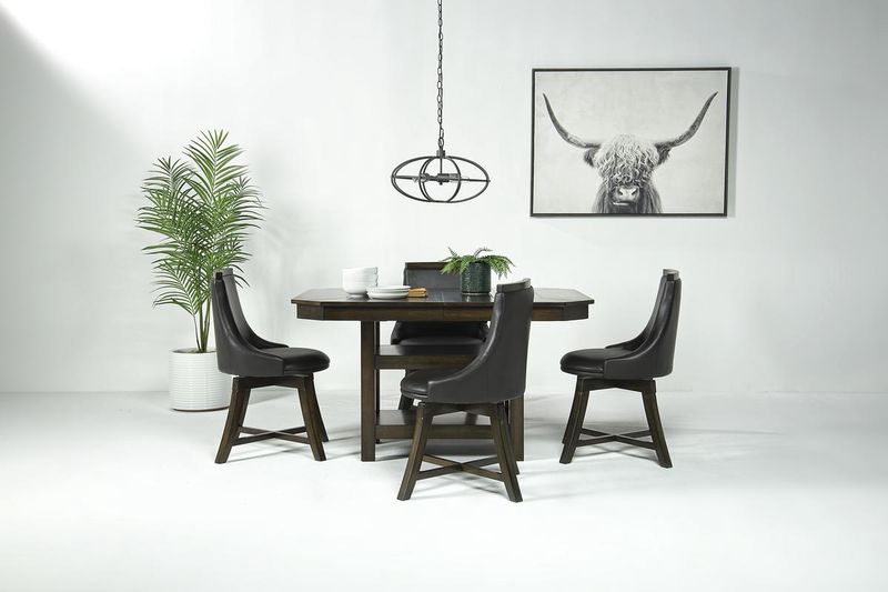 New Haven Dining Table & 4 Chairs