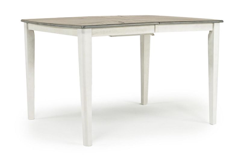 Newark Counter Height Dining Table in Gray & White, Image 1