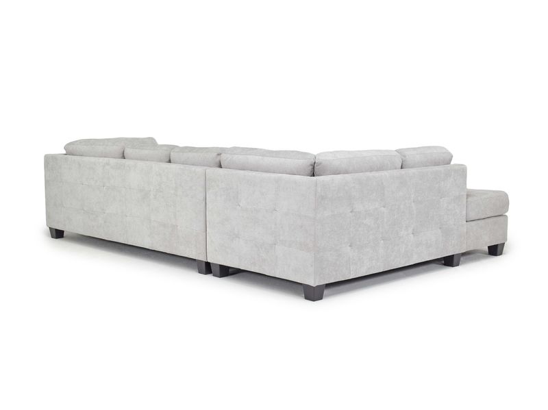 Noble Sofa Chaise Sectional, Back