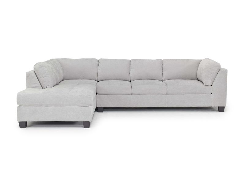 Noble Sofa Chaise Sectional, Front