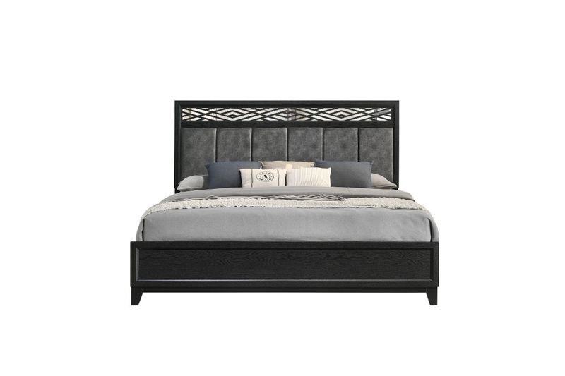 Obsidian Panel Bed, Front