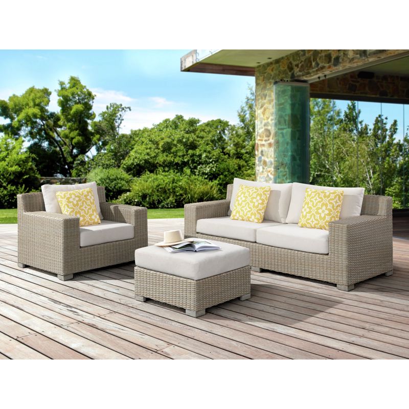 Ollie Outdoor Sofa & Chair Set, Ollie Outdoor Sofa & Chair Set,