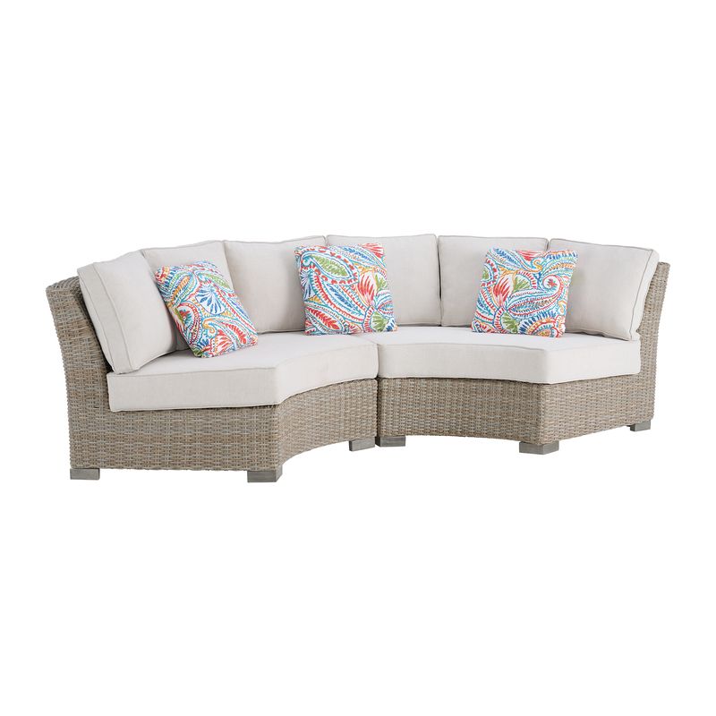 Ollie Outdoor Loveseat, Angle Ollie Outdoor Loveseat, Angle