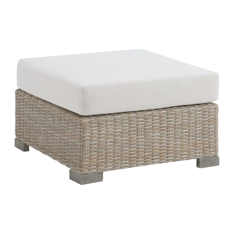 Ollie Outdoor Ottoman, Angle Ollie Outdoor Ottoman, Angle