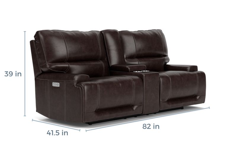 Oslo 3 Power Console Loveseat, 