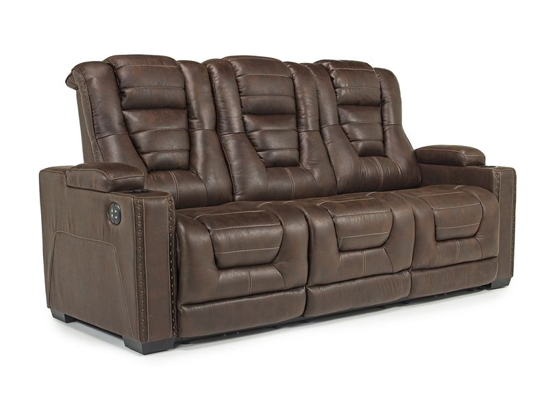 Owners Box 2 Power Sofa in Thyme, Image 1