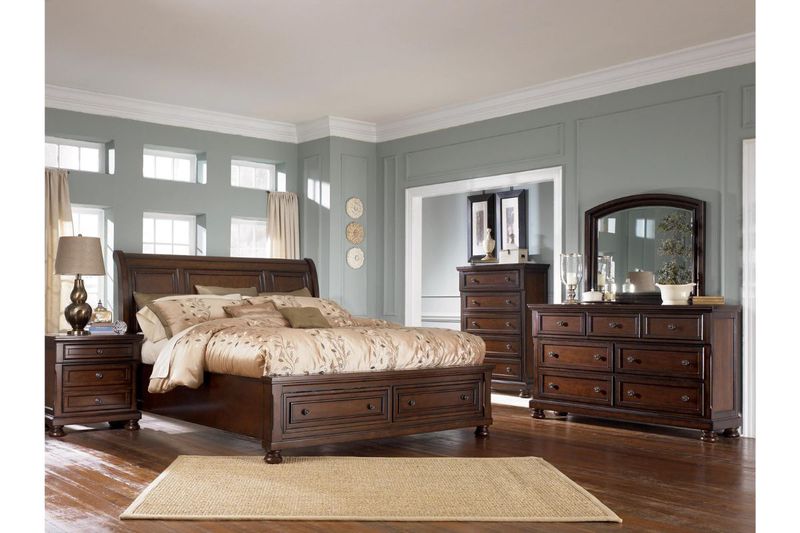 Porter Storage Bed & Dresser &, Styled
