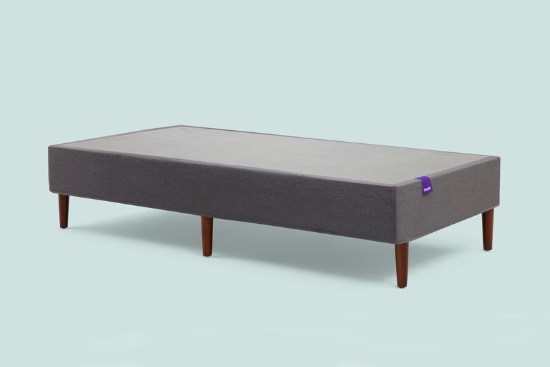 Purple Bed Frame in Charcoal, Twin XL