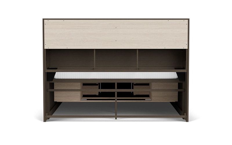 Remi Bookcase Bed & Dresser & , 