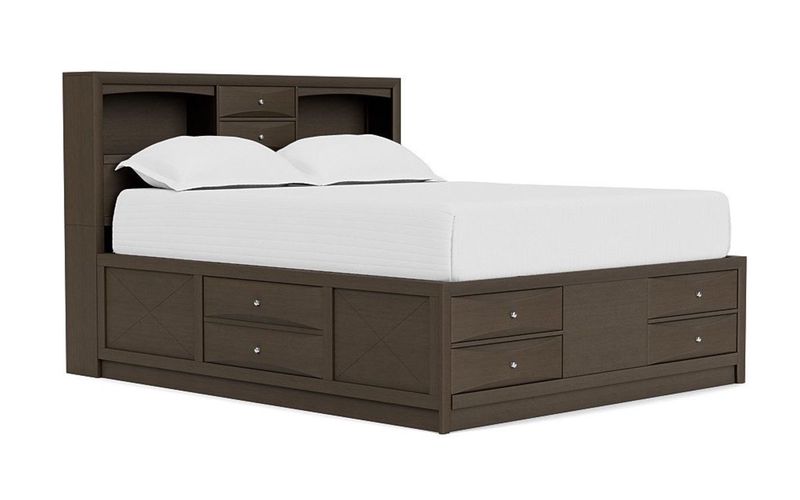 Remi Bookcase Bed & Dresser & , 