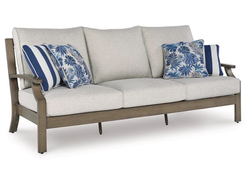 Rainier Outdoor Sofa, Angled