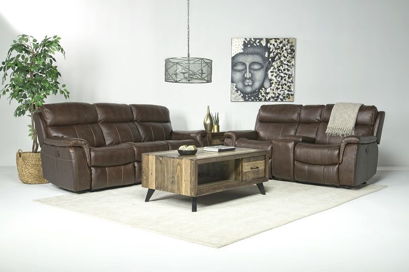 leather sectional set