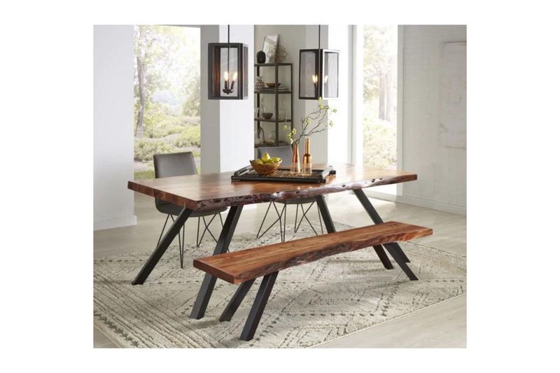 Reese Dining Bench, Styled