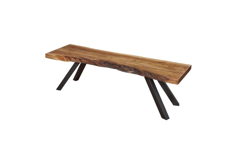 Reese Dining Table & Bench, AngledAngle