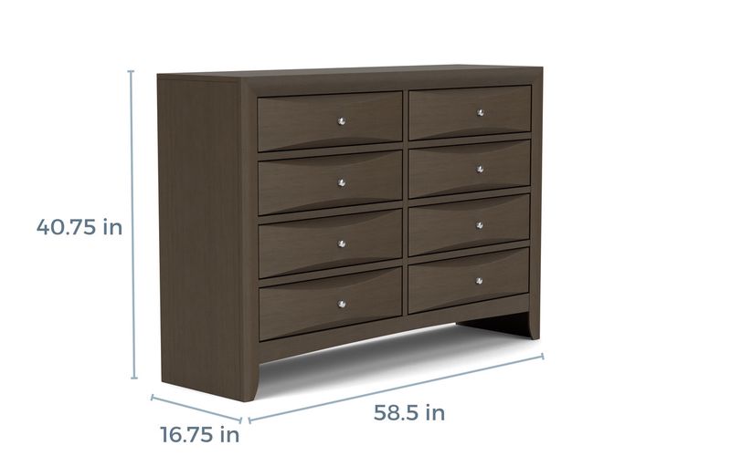 Remi Bookcase Bed & Dresser & , 