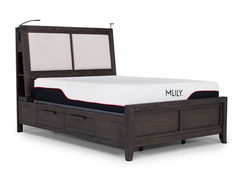 Riley Bookcase Bed, AngledAngle