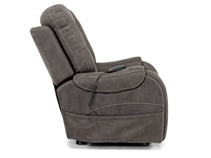 STR 3 Power Lift Chair in Gunmetal | Recliners | Living Room 