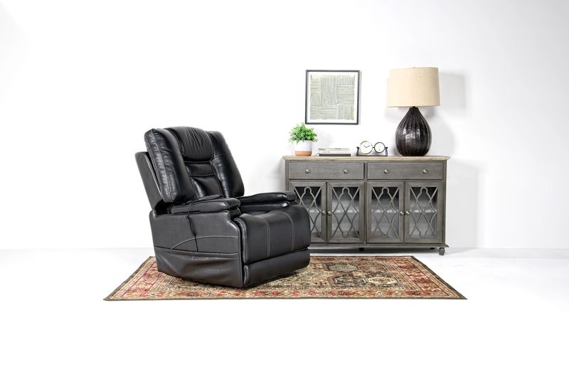 STT 3 Power Lift Chair in Onyx Leather | Recliners | Living Room STT 3 Power Lift Chair in Onyx Leather | Recliners | Living Room