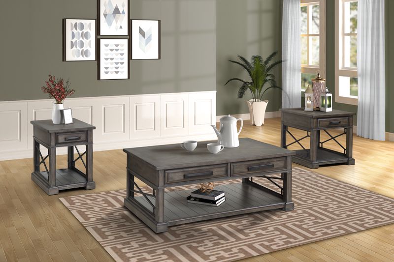 Coffee table outlet sets gray