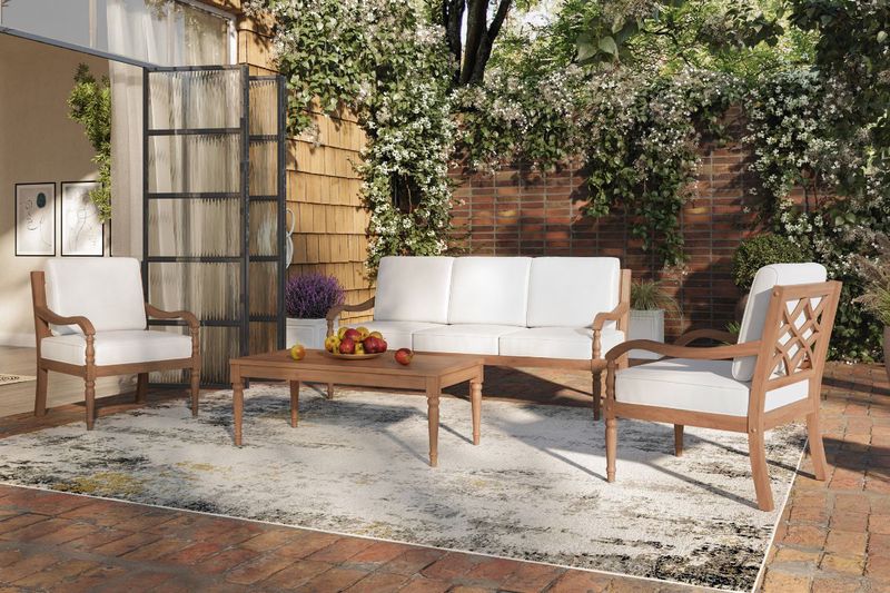 Savannah Outdoor Sofa & Chair , Styled Savannah Outdoor Sofa & Chair , Styled