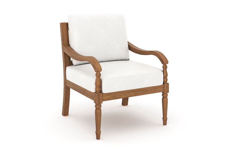 Savannah Patio Accent Chair, Angle
