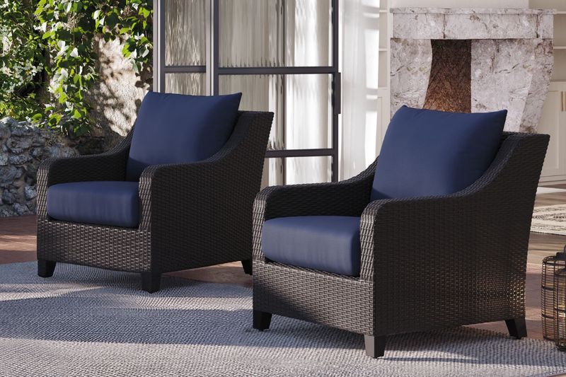 Skye Patio Accent Chair, Styled Skye Patio Accent Chair, Styled