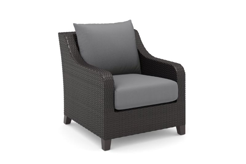 Skye Patio Accent Chair, Angle