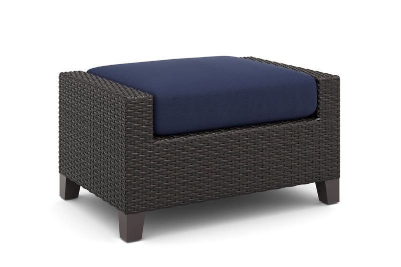 Skye Patio Ottoman, AngledAngle