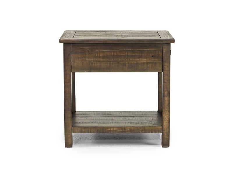 Smithton End Table in Dark Chocolate Sofa Tables Living Room