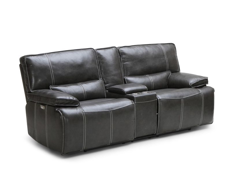 Furniture of America - Theodora Sofa and Loveseat Set in Black -  SM7505-SF-LV