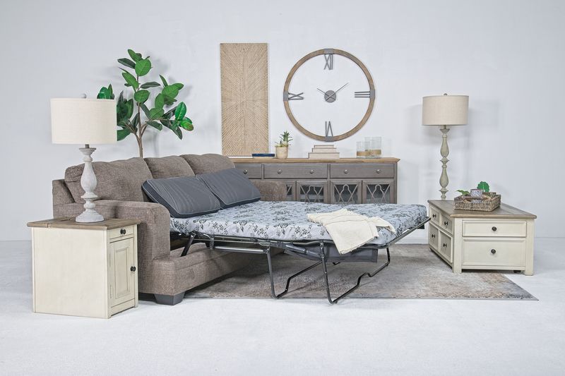 Stonemeade Queen Sleeper Sofa, Styled
